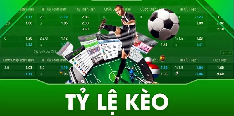 Tỷ lệ kèo bóng đá hôm nay